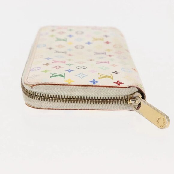 LOUIS VUITTON Monogram Multicolor Zippy Wallet Wallet White - Picture 4 of 15